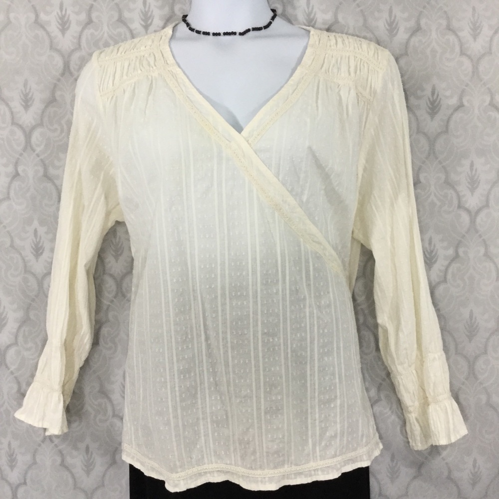 Faded Glory Boho Peasant Tunic Blouse SZ 22/24